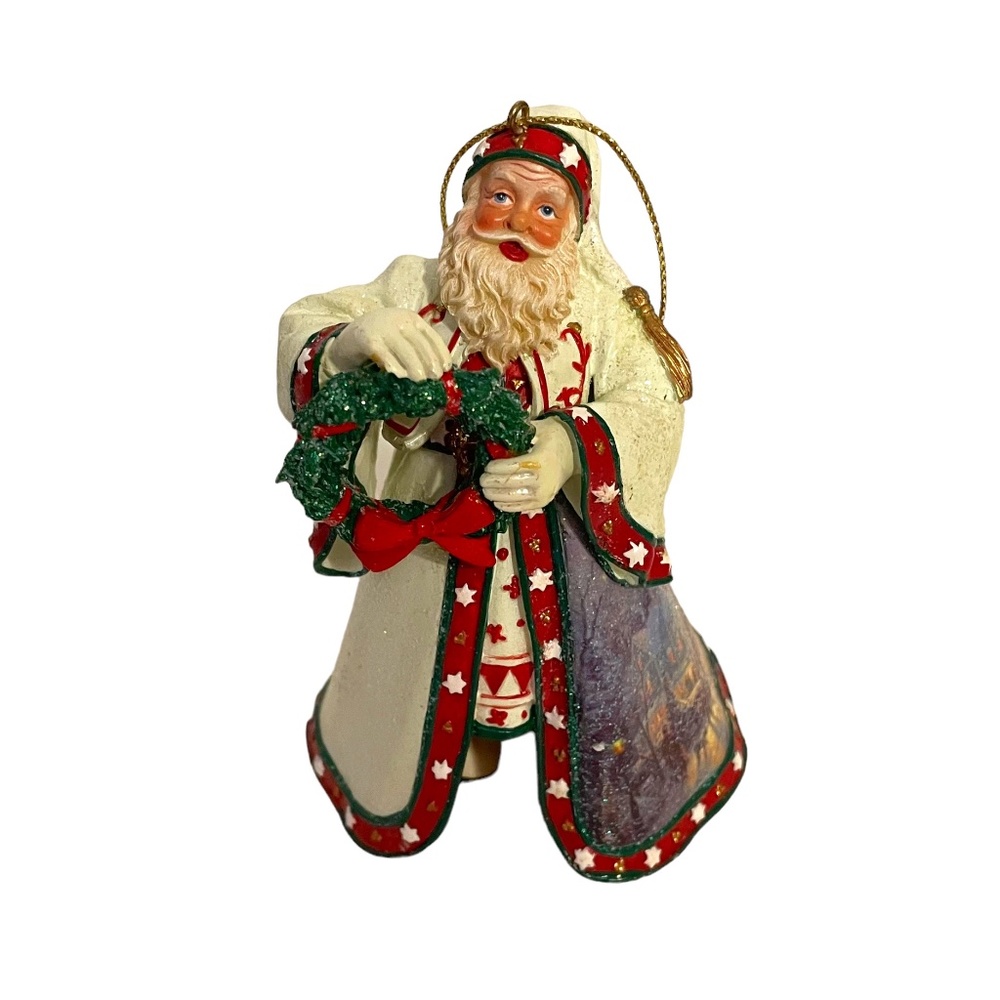 Thomas Kincaid‎ Christmas Journey's End Santa Old World Ornament